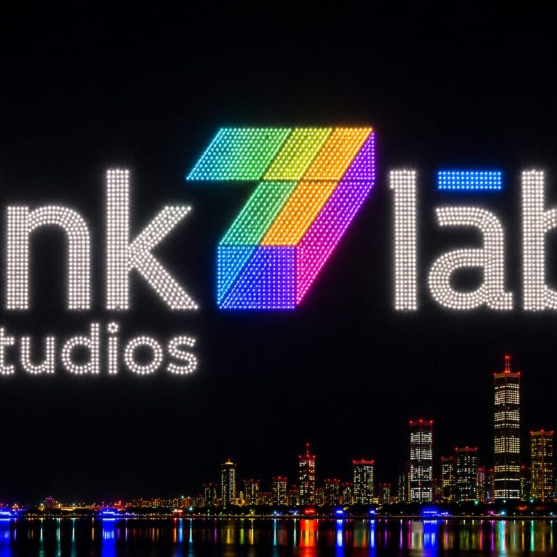 Ink7lab 2000 drones logo set up