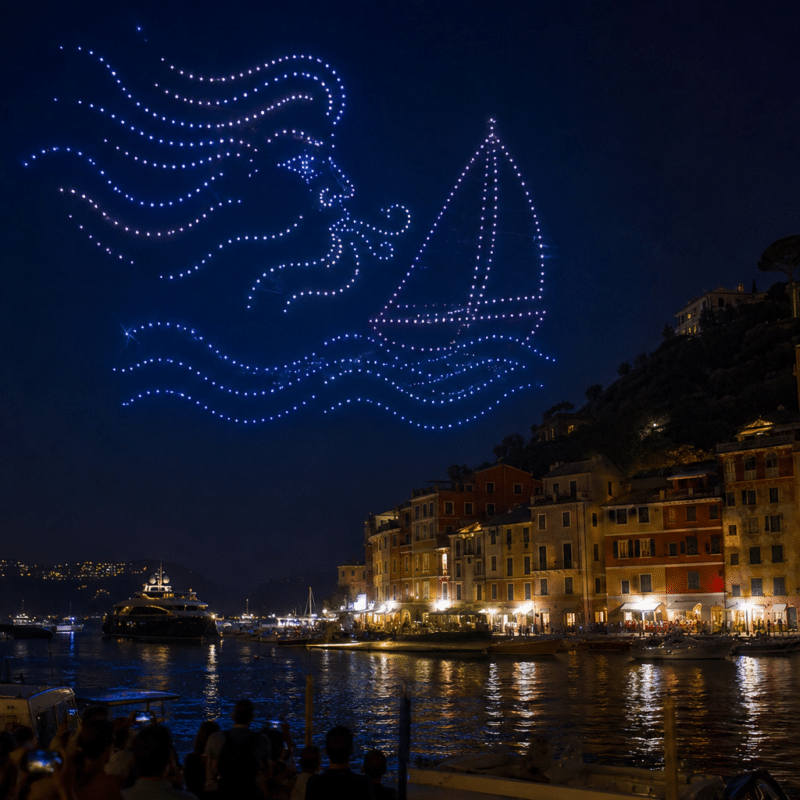 Drone light show portofino 1